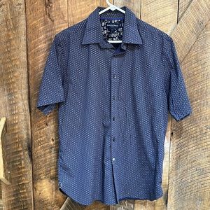 Austin Reed London short sleeve button down shirt size Large